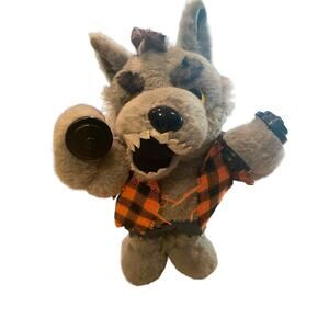 Gemmy 12" Halloween Fitness Werewolf Dances/Sings 'Macho Man"